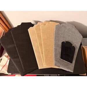 Various Necklace Display Easels - 6 large & 1 small